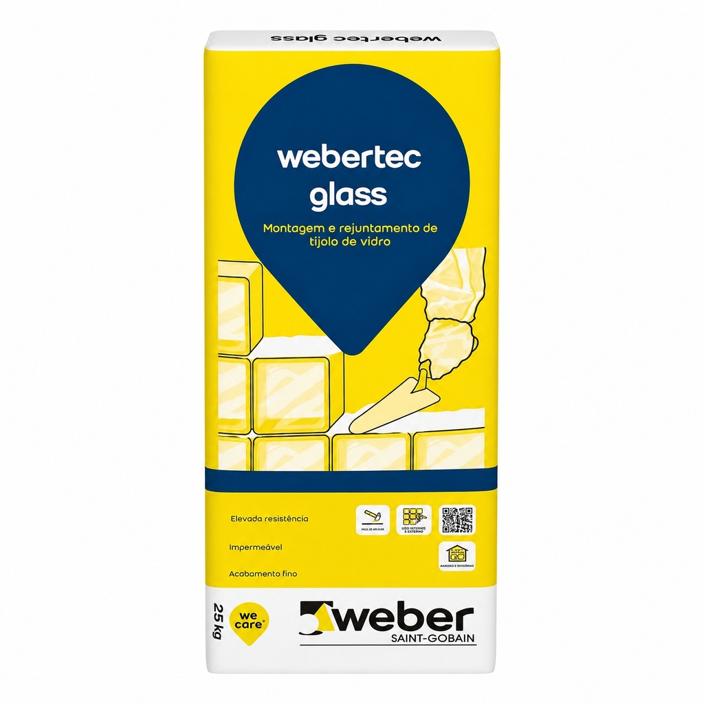 Weber Tec Glass Branco - 25 kg