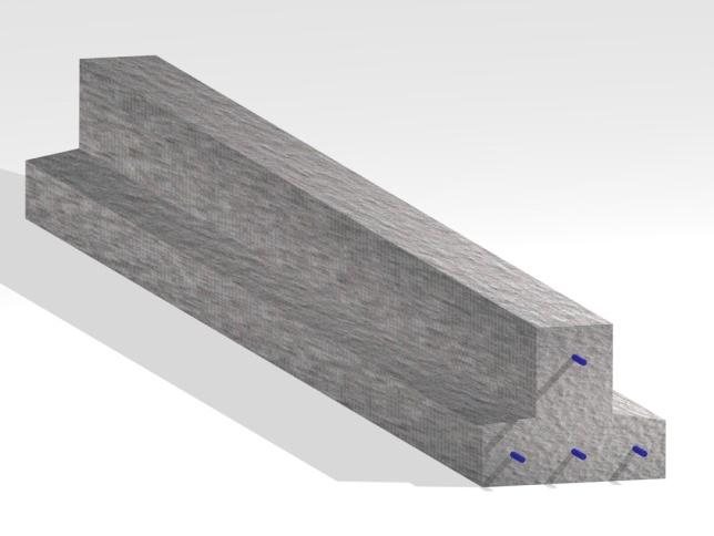 Vigota de betão pré-esforçada V4 - 5,40 mt