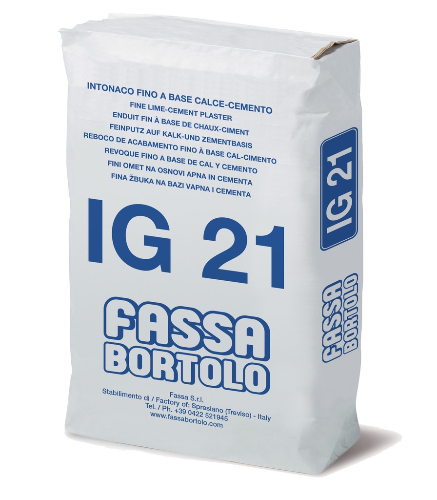 IG 21 Reboco de acabamento à base de cal e cimento  25 KG - FB