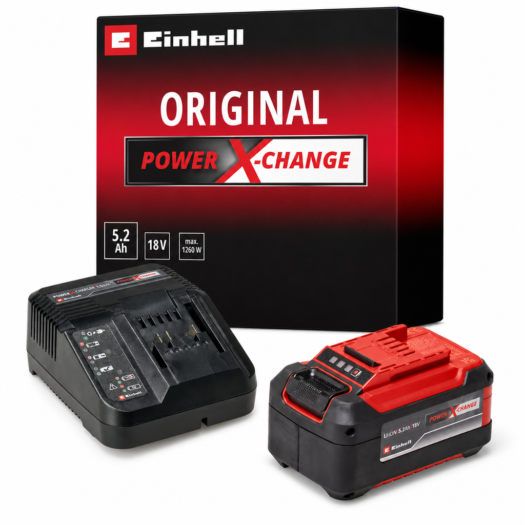 Starter Kit Einhell 18V 5,2Ah Power X-Change