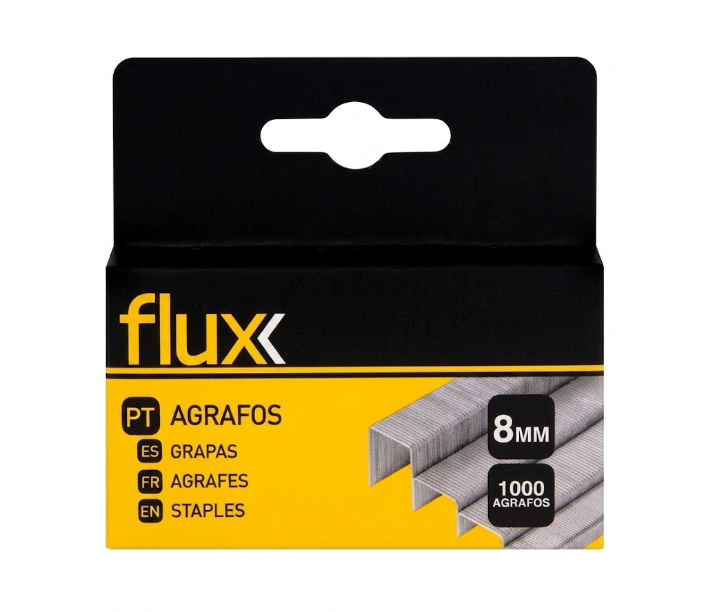 Agrafos 10mm x 1000Un FLUX FA101000