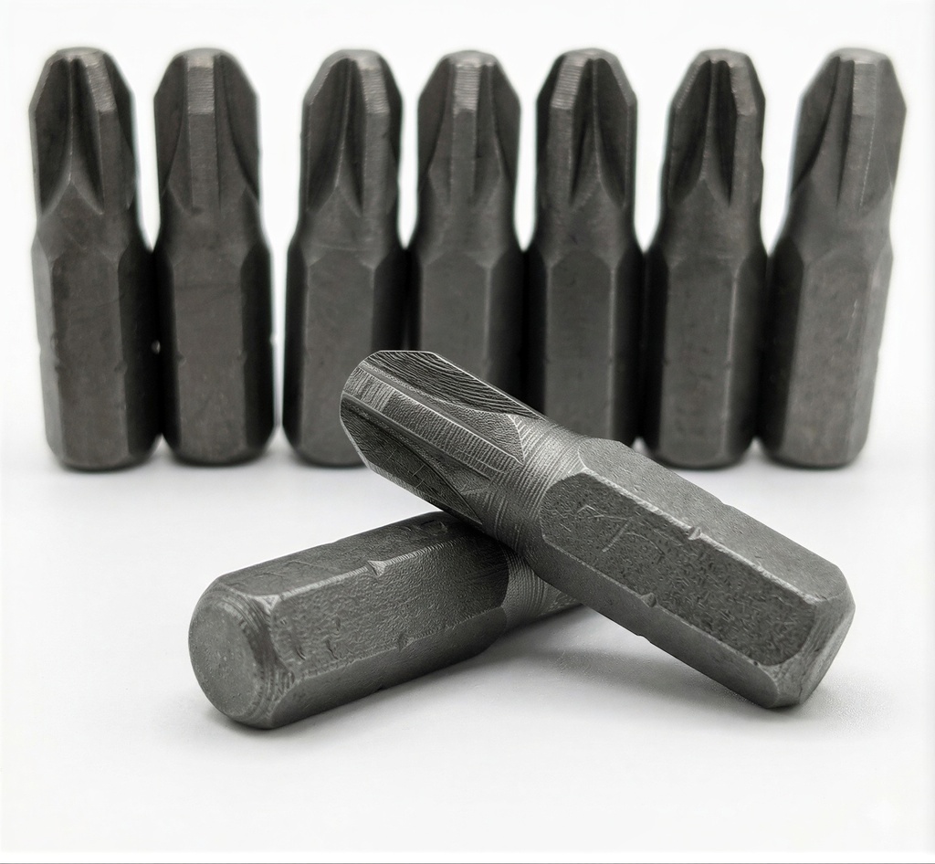 Conjunto 10 Bits Pozidriv PZ2 25mm FLUX | FC10BPZ225