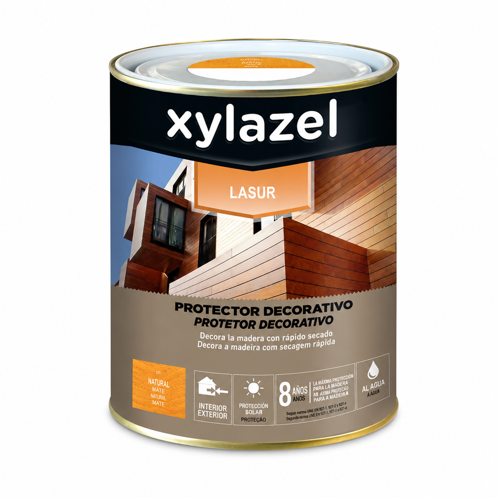 Lasur Protetor Aquoso para Madeira Decor Pinho Mate - 4 Lt