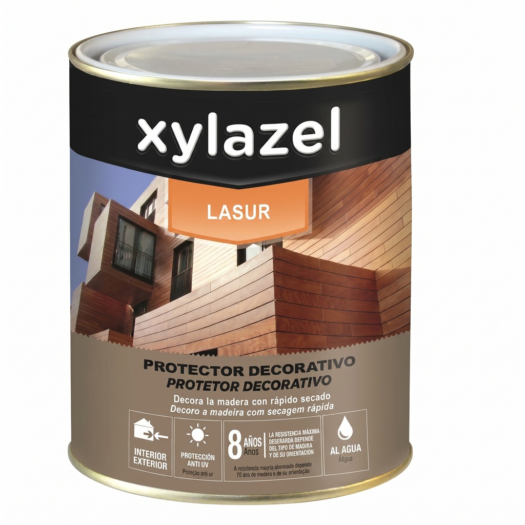 Lasur Protetor Aquoso para Madeira Decor Caoba Acetinado 750 ml