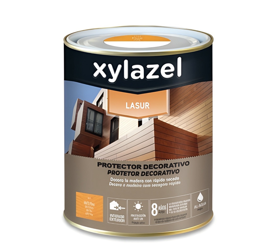 Lasur Protetor Aquoso para Madeira Decor Pinho Acetinado 4 LT