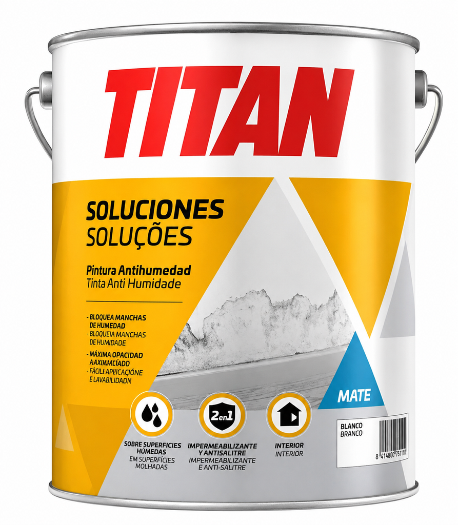 Tinta Anti-Humidade e Salitre Branco 1 L