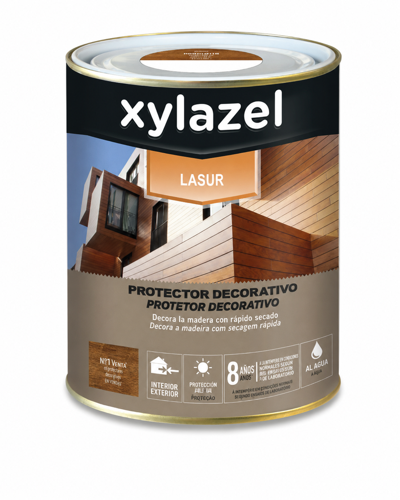 [8535924133] Lasur Protetor Aquoso para Madeira Decor Wengué Mate 750 ml