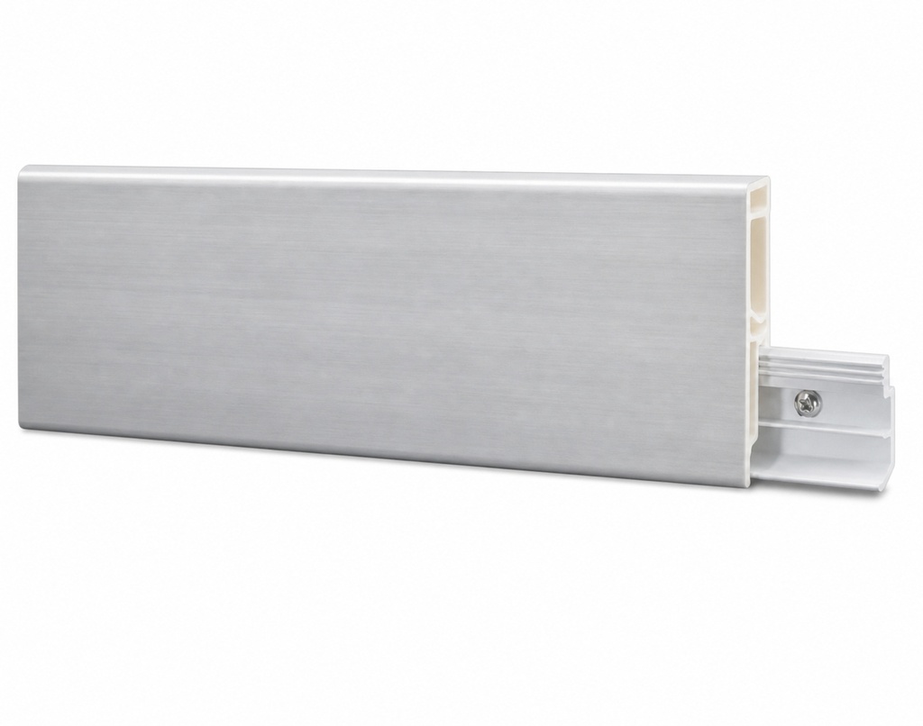 Rodapé PVC 8613 Branco Dec. 96 