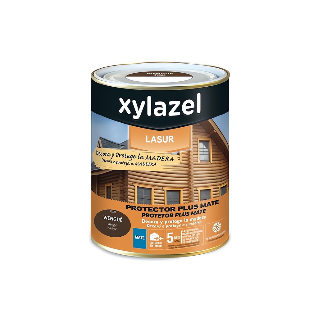 XZ Lasur Prot Aquoso Mad Decor Wengue Mate 4Lt 5834240