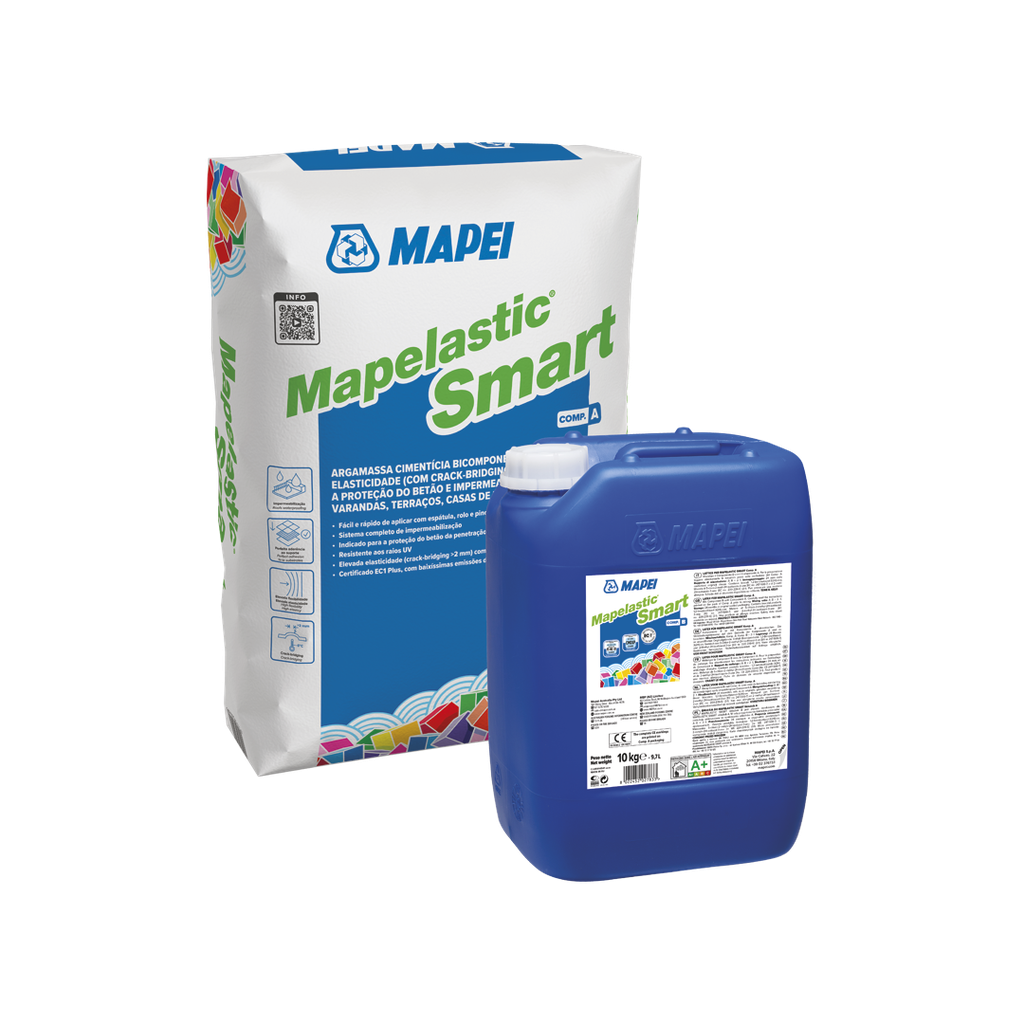Impermeabilizante Mapei Mapelastic Smart A+B — Kit 30 kg — Ref. 167720/168710