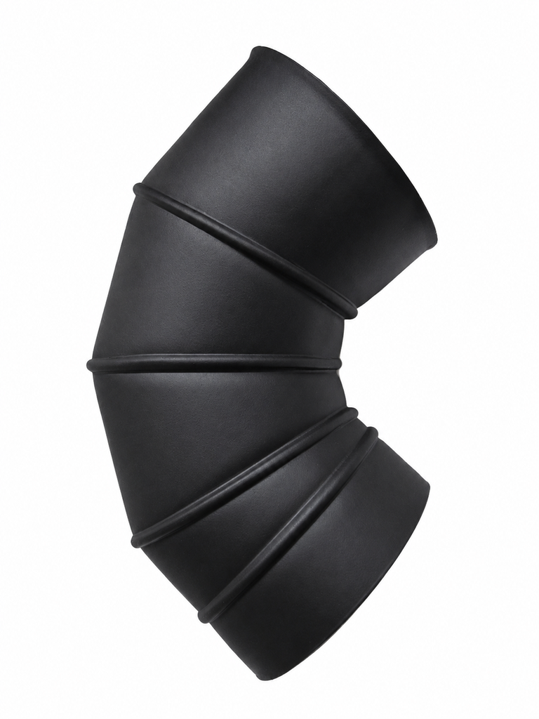 Curva Inox 90º D80 Preto