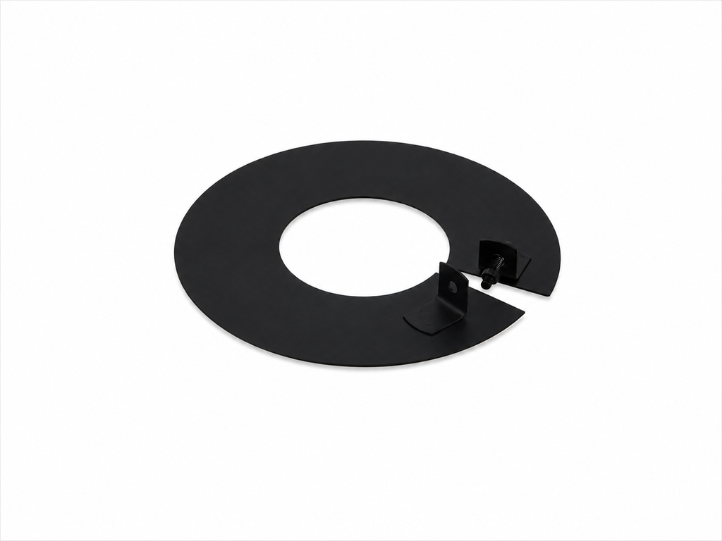 Remate Inox D80 Preto com Parafuso