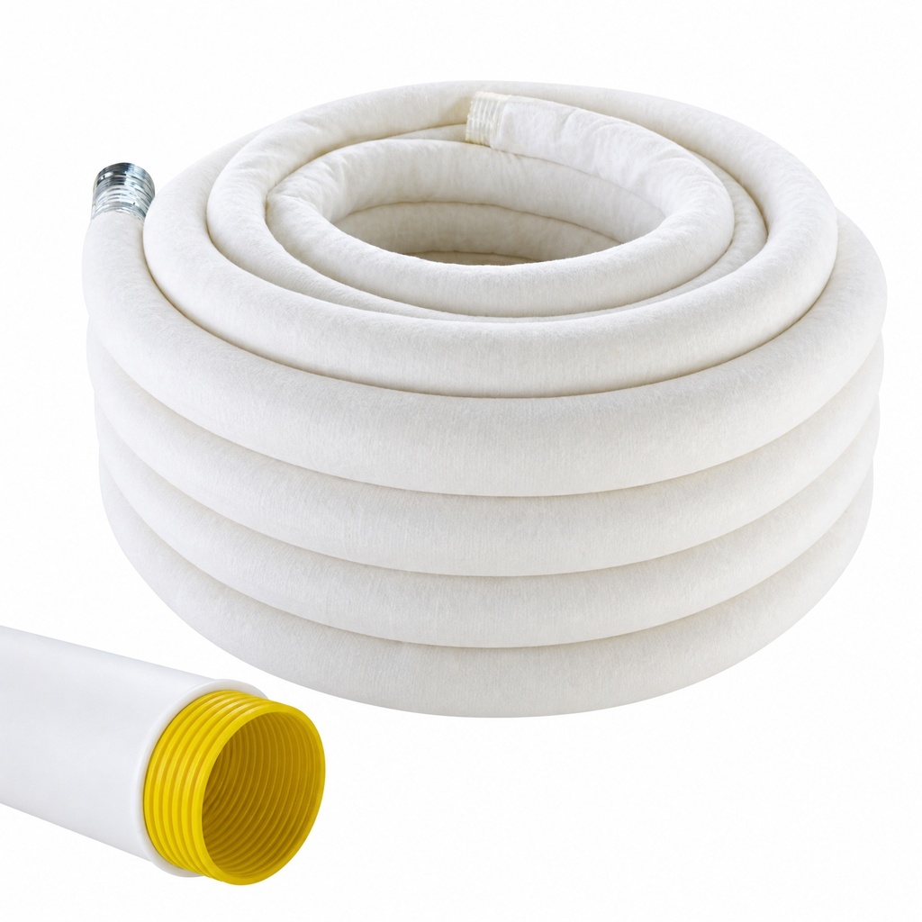 Tubo de Drenagem com Manta Geotêxtil Ø100 mm - Rolo 50 m . Ref. 19610100