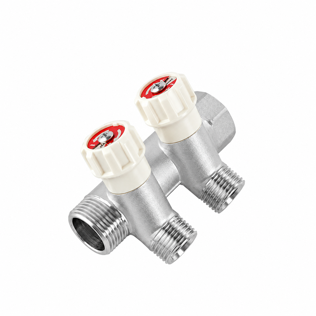 Coletor com Válvula Regulação 3/4”x1/2”x4