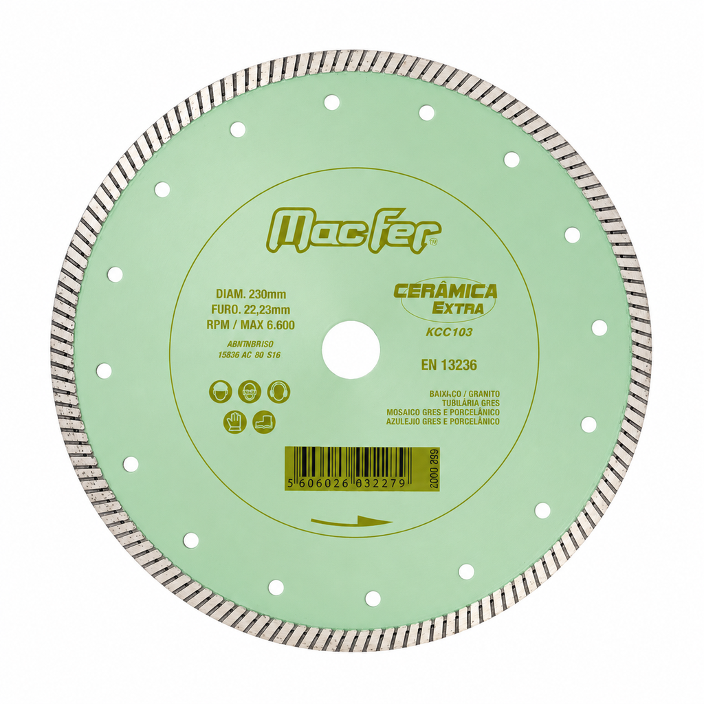 Disco Diamantado Cerâmica Extra KCC103  125 mm - 092.0025