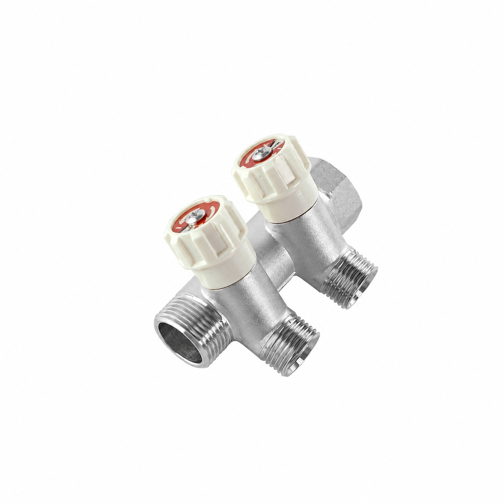  Coletor com Válvula de Regulação 3/4" — 3 Saídas 1/2"  - MW09031443