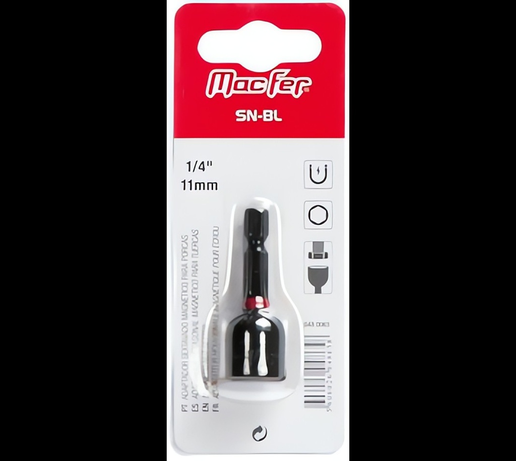TFT Adaptador Magnético 1/4" p/Porca 11mm 048.0065