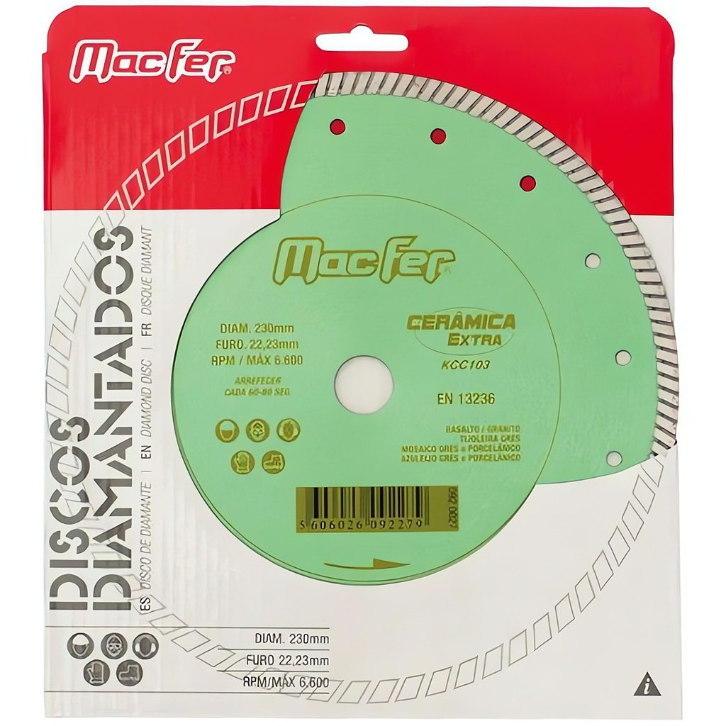 TFT Disco Diamante KCC103 230mm 092.0027