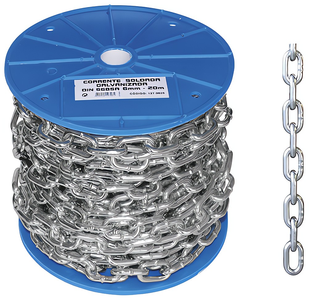 TFT Corrente Galvaniz DIN 5685A 5mm R25m 127.0025