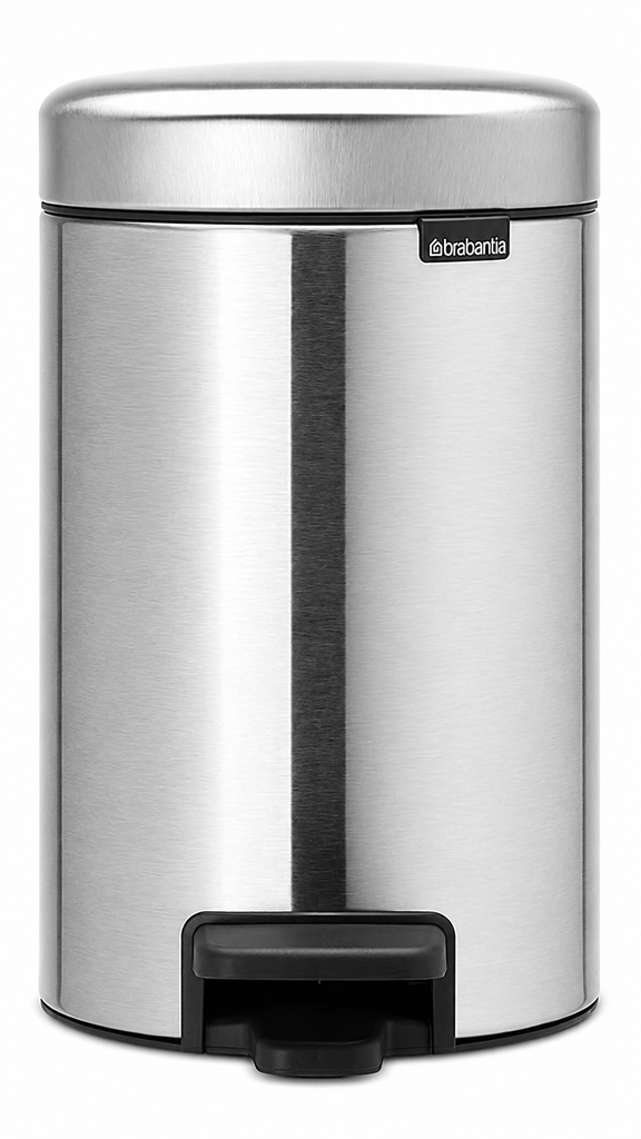 Balde de Lixo com Pedal 5 Litros Inox Brilhante |11 26 21 