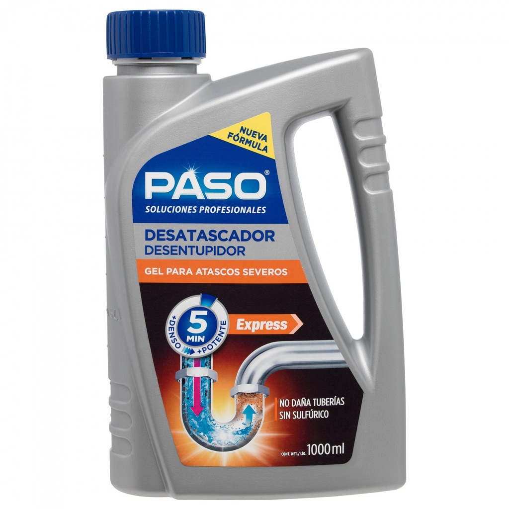 Paso Desentupidor Gel Profissional 1L 