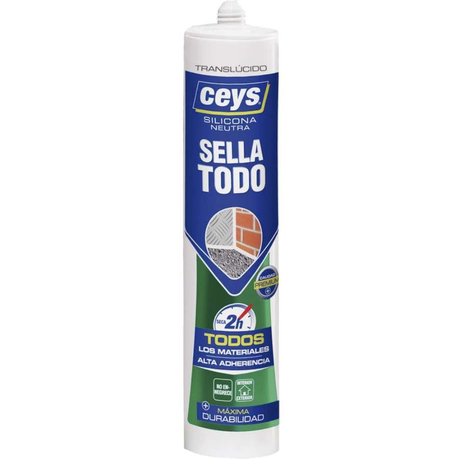 Silicone Neutro Veda Tudo Transparente 280ml  