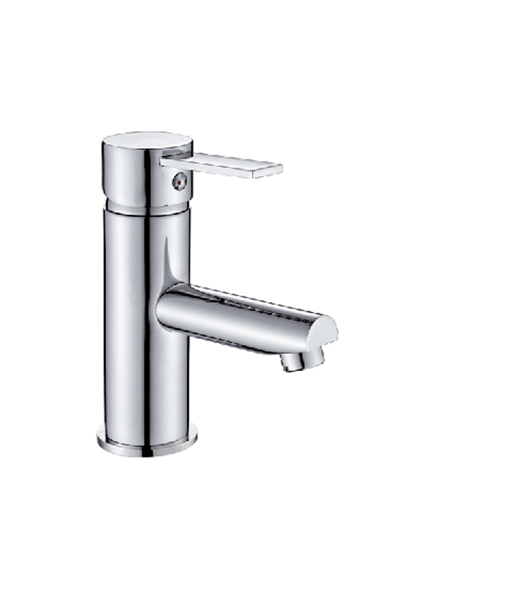 Torneira monocomando de lavatório Elegante cromado