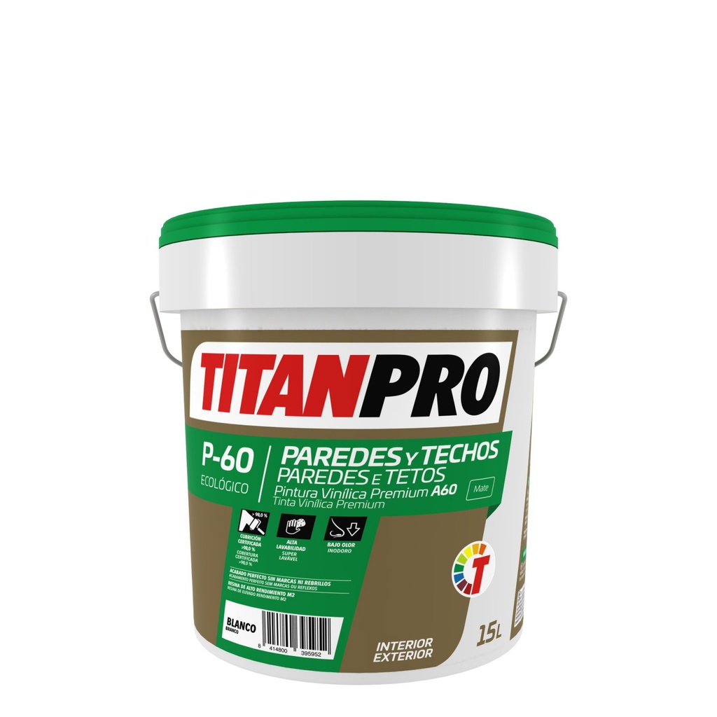 Tinta Vinilica Branco P60 - 15Lt  