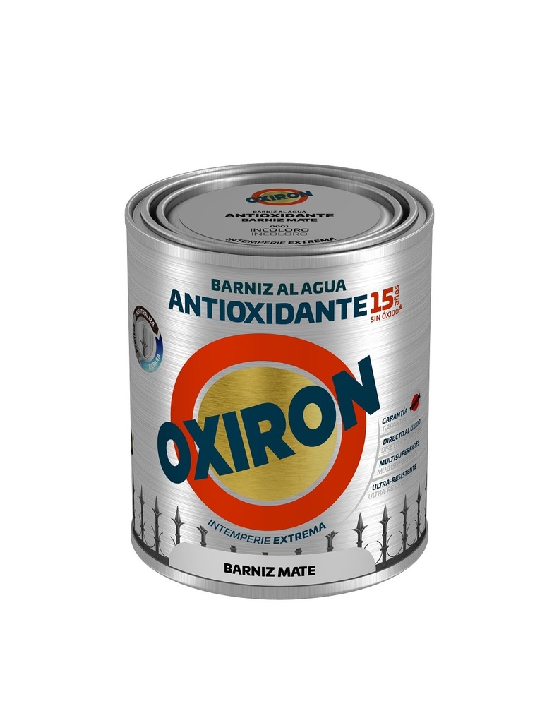 Verniz Oxiron aquoso incolor mate - 750ml  