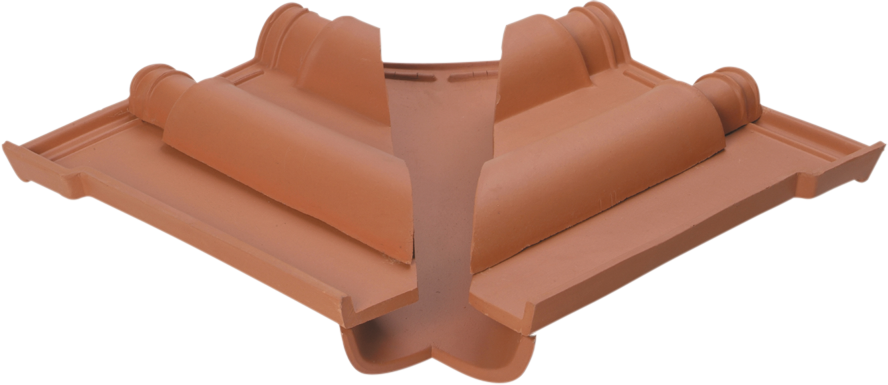 Beirado com aplicação de Canto Recolhido Hidrófogo Vermelho