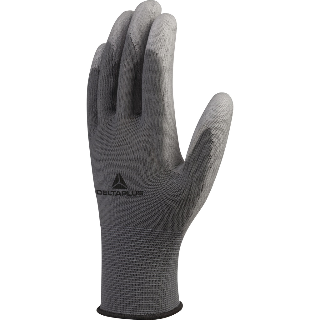 Luvas Poliamida Palma PU Cinza  - T10 VE702GR 