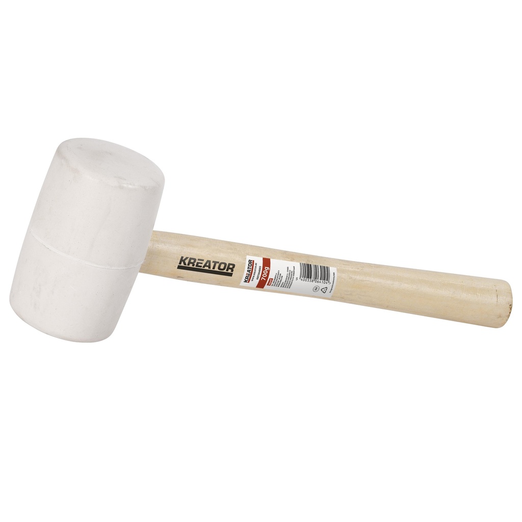 Maco de Borracha Branco 700gr | 904005 