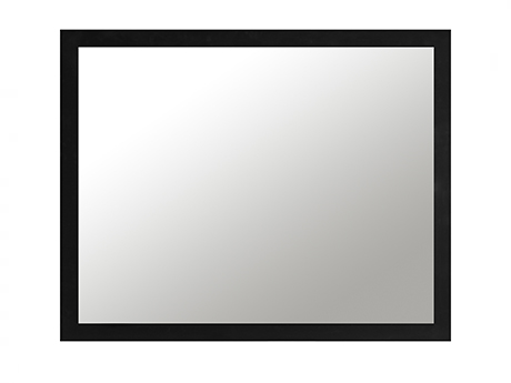 Espelho Mirko retangular Preto- 100x80 