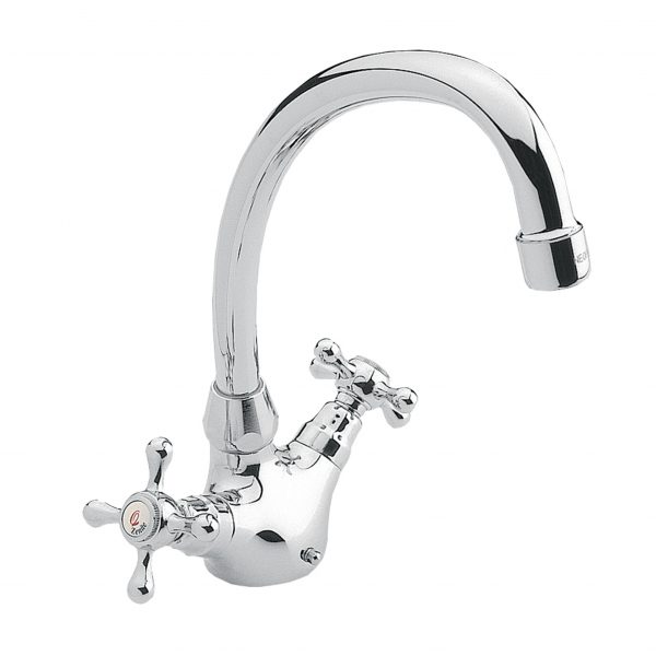 Torneira monocomando Antica para lava loiça à banca cromada