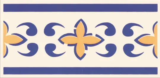 Faixa cerâmica FCT 117  - 7,5 x 15 cm