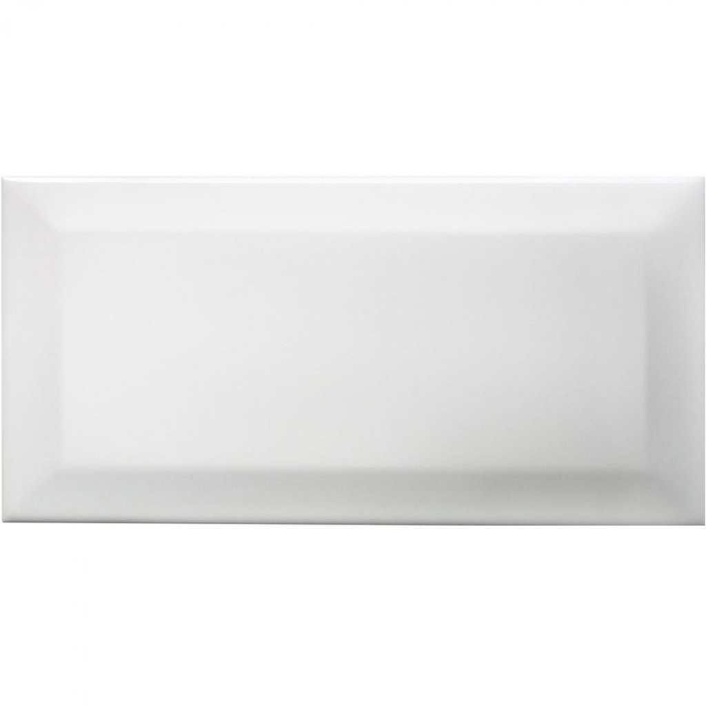 Revestimento Técnico Branco Brilho Biselado - 10x20