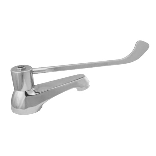 [39384276190801] Torneira Hospitalar de Coluna com Cotovelo Cromada