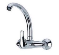 [39384397194864] Torneira misturadora lava loiça de parede Normix Cr.  | Ref: 48.64NOCR - ZENITE