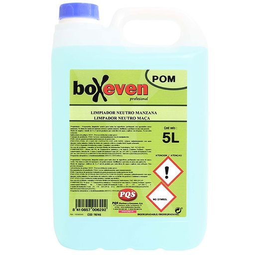 [#PQS1043116146] PQS Limpador Neutro Manzana 5 Lt 