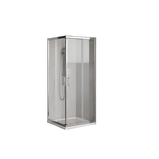 [87809162551500] Cabine de duche Crystal V. Transparente 5mm - 140x70 cm