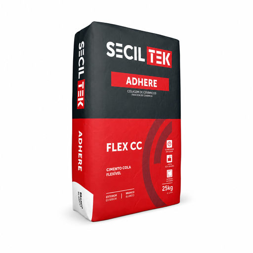 [9730134AL4650] SecilTek ADHERE Flex CC Cinza 25Kg