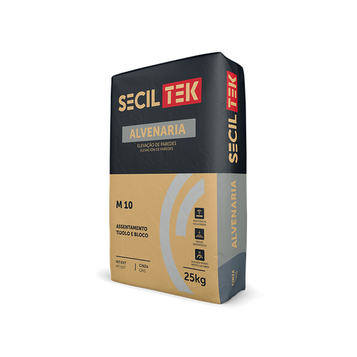 [9730134AL50025] SecilTek Alvenaria M10 25 Kg