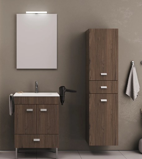 [66552050851011 |665605506552550] MÓVEL ECOFAST 60 NOGAL - BANHOAZIS