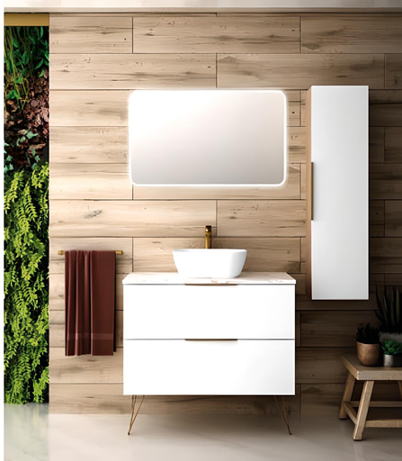 [MOVEL TARO 80 OSTIPPO BRANCO] MÓVEL SUSPENSO TARO 80 OSTIPPO BRANCO - EXBANO