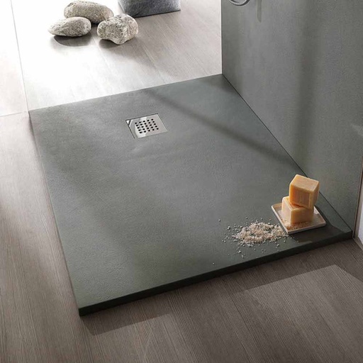  Base Duche Resina 90x70 Preto