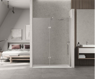 [73816144401428] Frontal de Duche com porta de abrir 142 cm