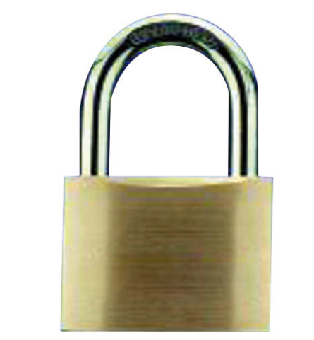 [GLOBALLOCK45640G25L] Cadeado de Latão Arco Longo 40Gx25mm 