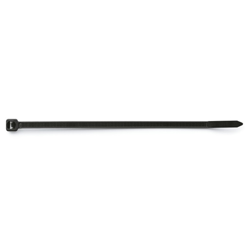 [#IND15CKBN25160] Abraçadeira de Nylon preta com serrilha 2,5x160mm com serrilha  