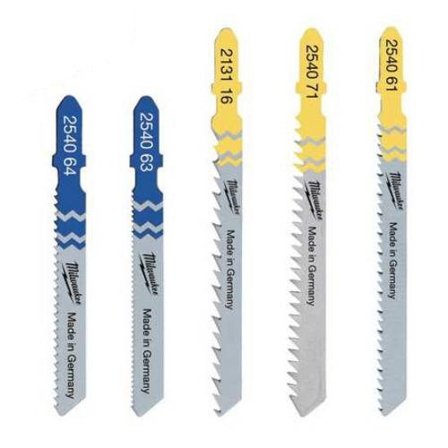 [87212744932345825] Kit com 5 Lâminas Serra Tico-Tico Milwaukee  