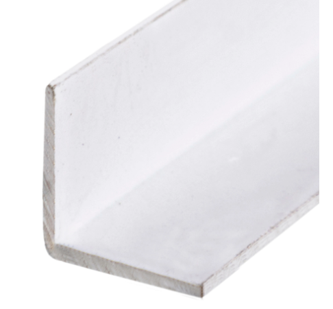 [GLOBALLOCK7610PLP30B] Perfil de PVC em L 30x30mm Branco  | 2,5 Metros 
